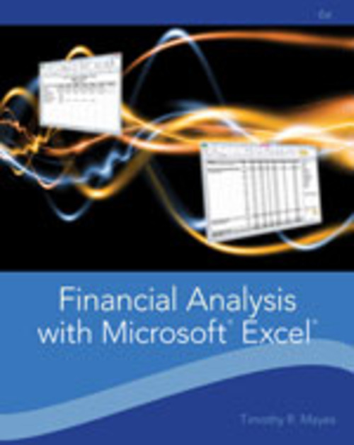 Product picture Financial Analysis with Microsoft Excel 6th Edition 
